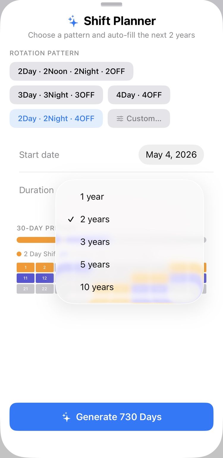 Shift Planner