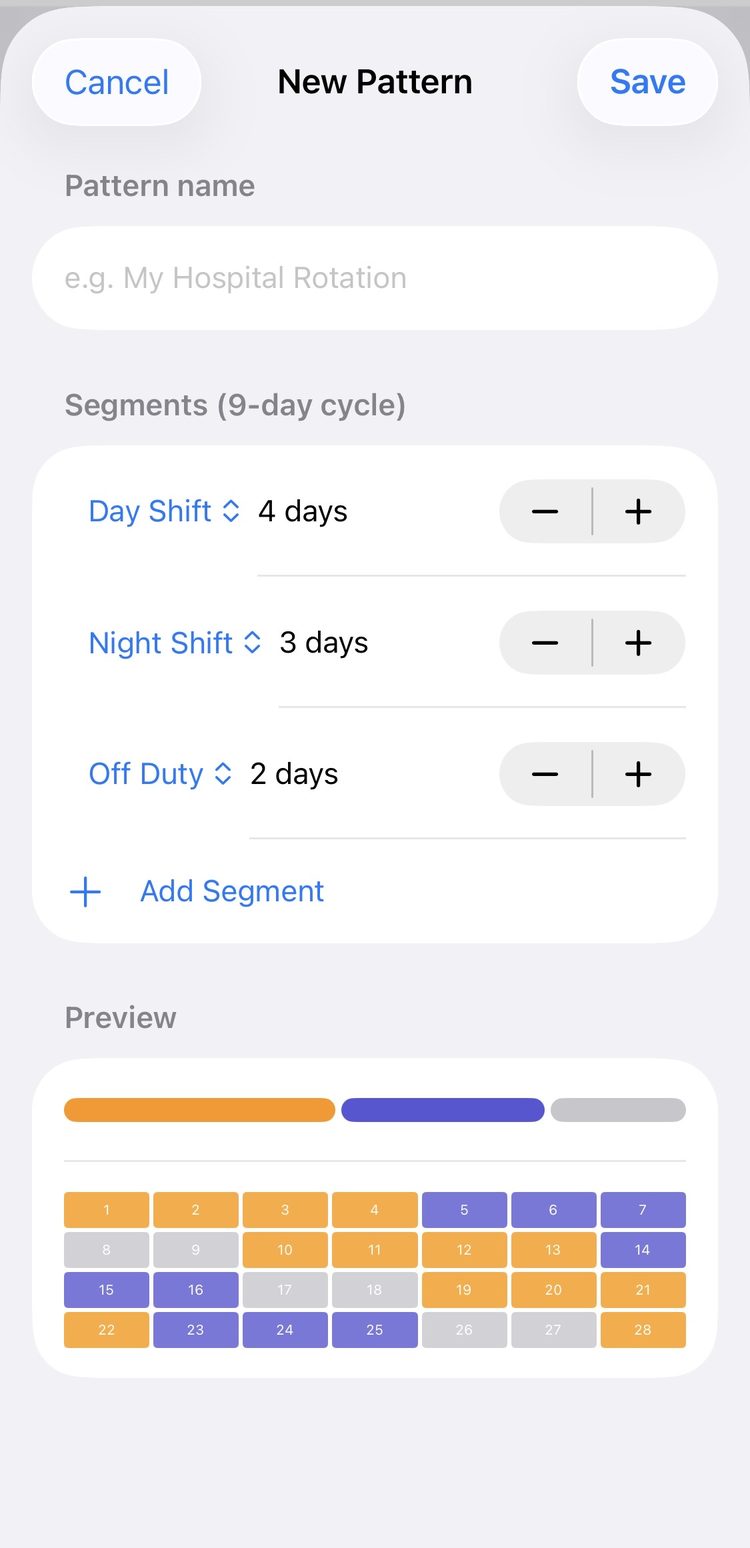 Custom Rotation Patterns